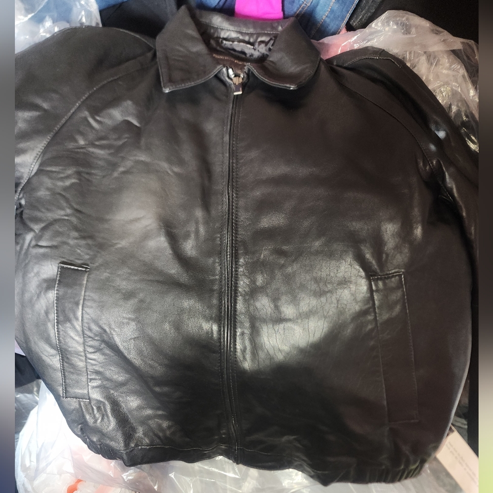 Leather jacket